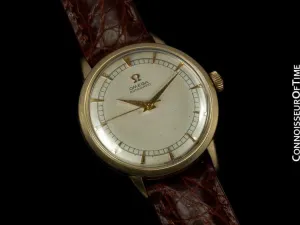 1950 Omega Vintage Mens Watch, Automatic, Waterproof - 14K Gold Filled
