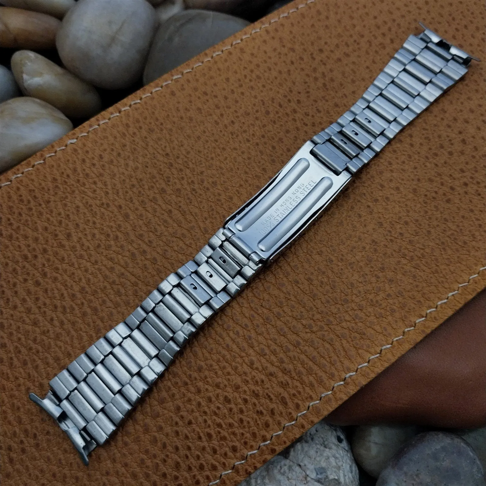 1970s Timex Stainless Steel 19mm Classic nos Unused Vintage Watch Band