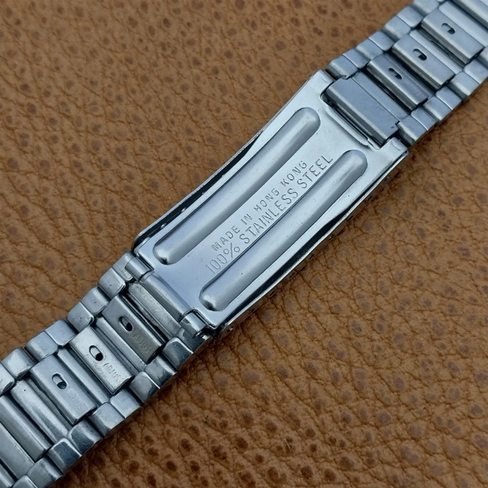 1970s Timex Stainless Steel 19mm Classic nos Unused Vintage Watch Band