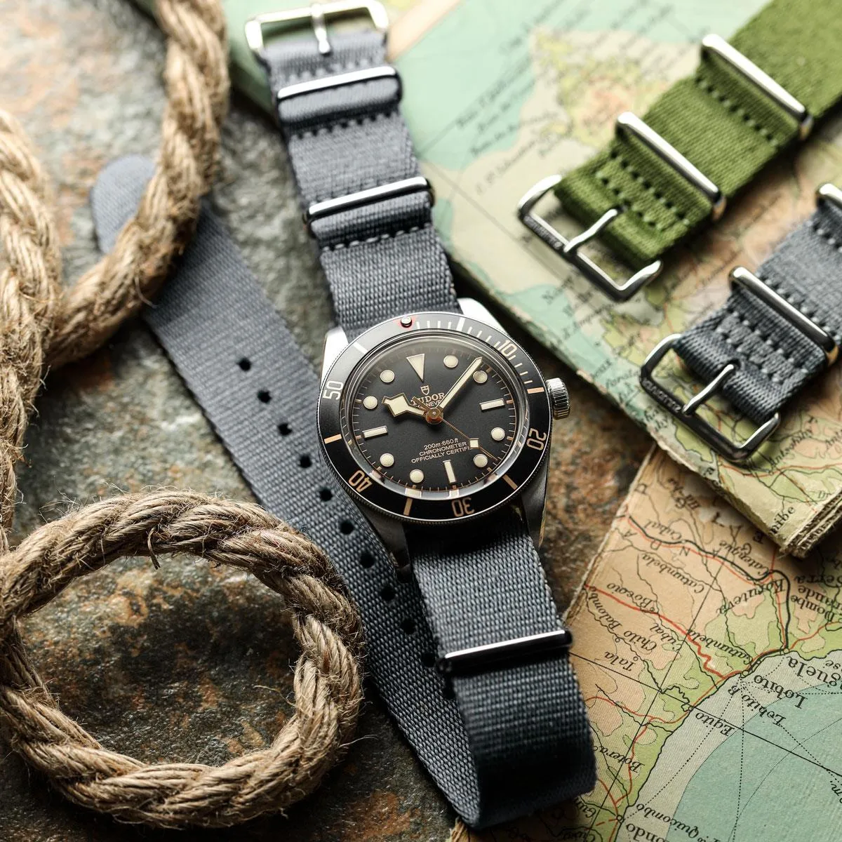 1973 British Military Watch Strap: APEX - Tiger Bond