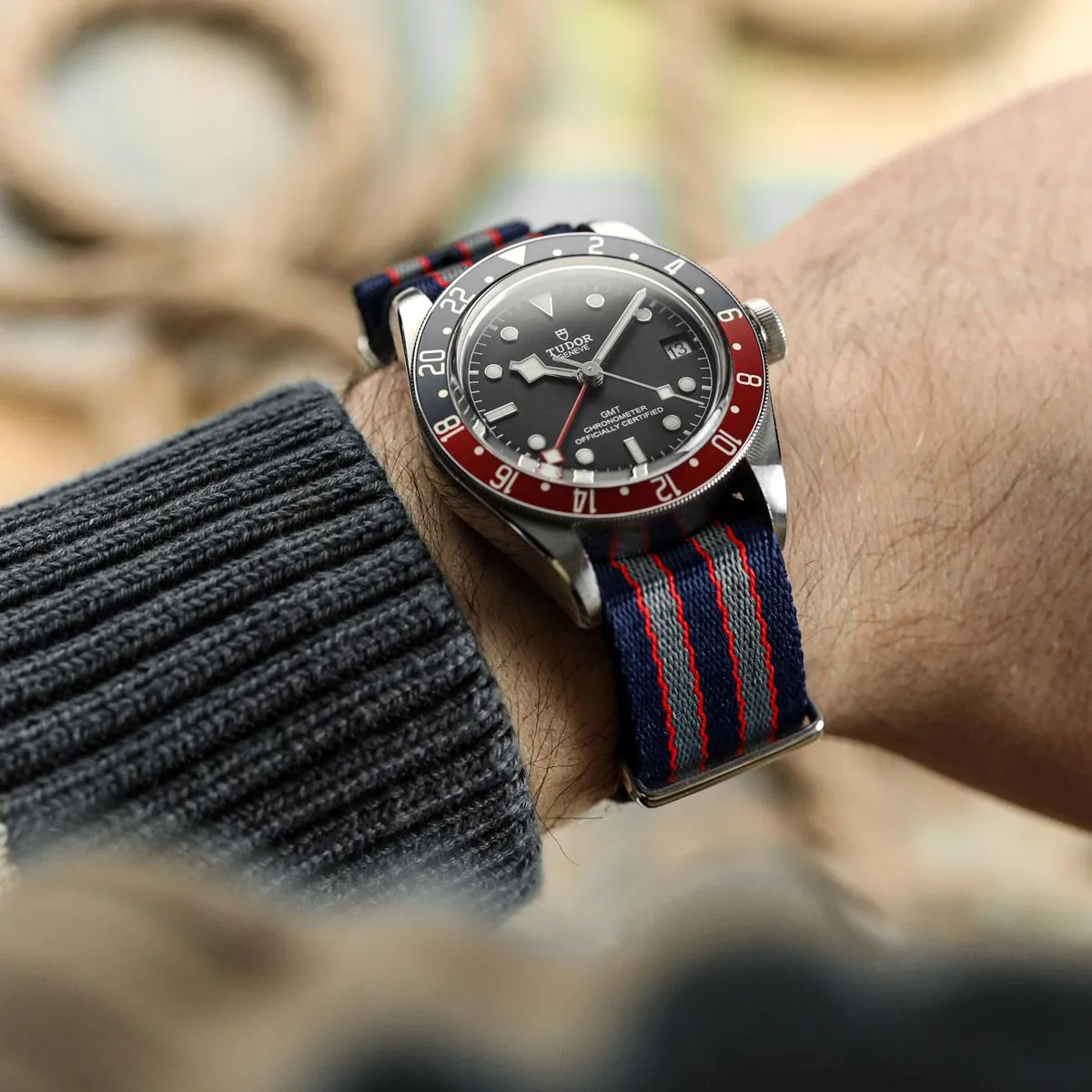 1973 British Military Watch Strap: APEX - Tiger Bond
