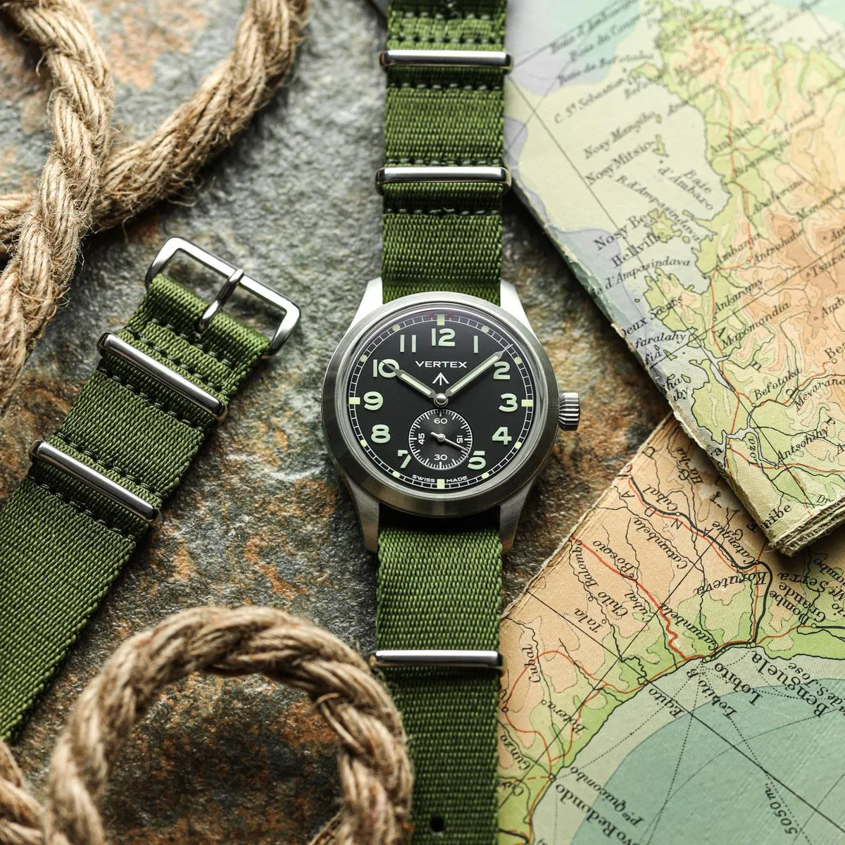 1973 British Military Watch Strap: APEX - Tiger Bond