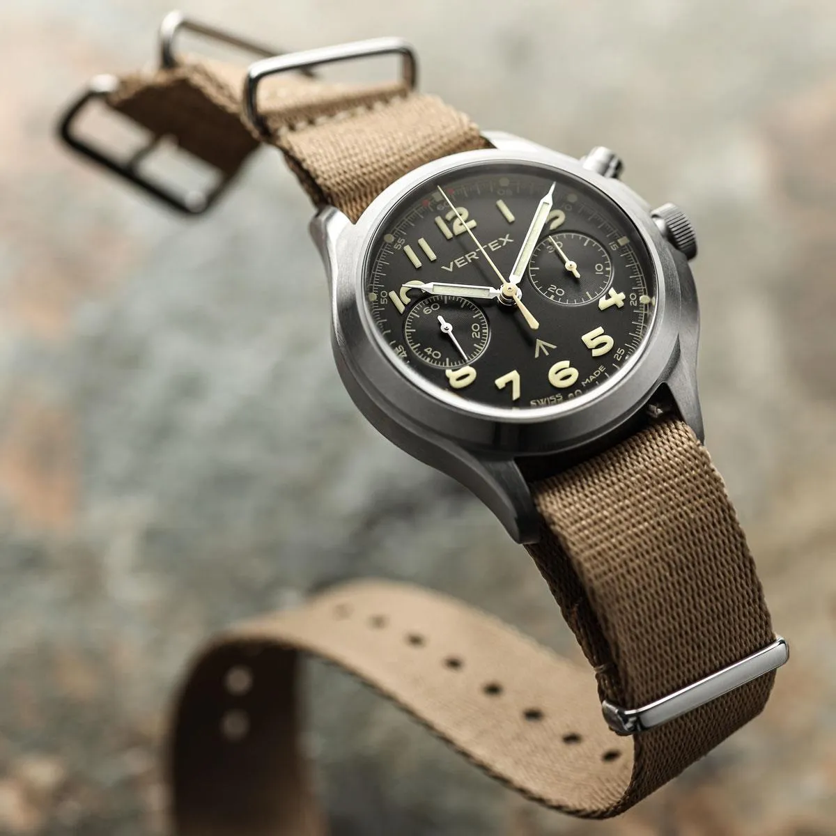 1973 British Military Watch Strap: APEX - Tiger Bond