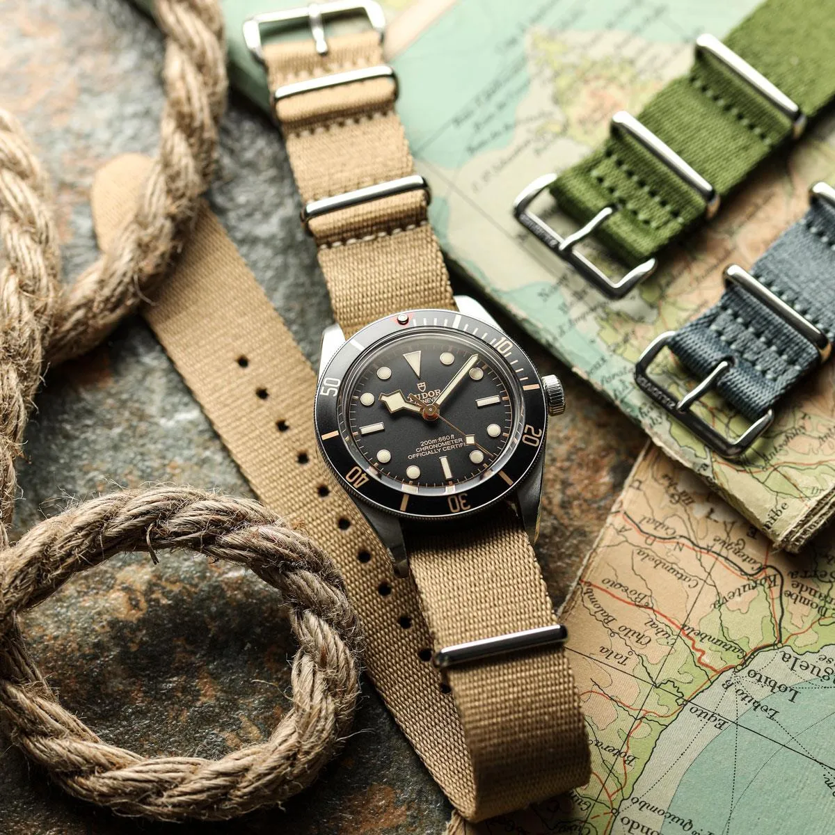 1973 British Military Watch Strap: APEX - Tiger Bond