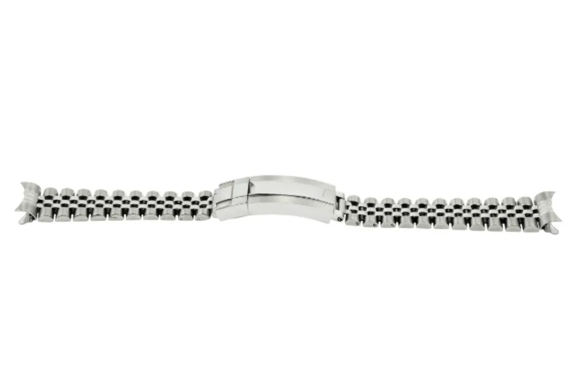 19MM JUBILEE WATCH BAND FOR 34MM ROLEX 1500 1505 1550 AIRKING 14010M GLIDE LOCK