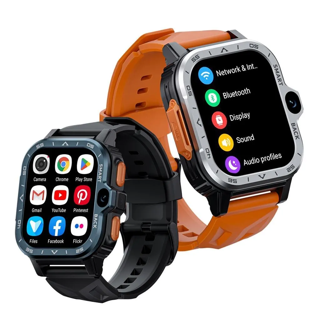 2.02 Inch Android 8.1 Full Network Wifi Card Bluetooth Smart Watch