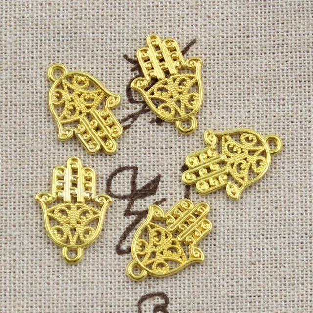 99Cents 12pcs Charms hamsa palm protection 20*15mm Antique Making pendant fit,Vintage Tibetan Silver,DIY bracelet necklace