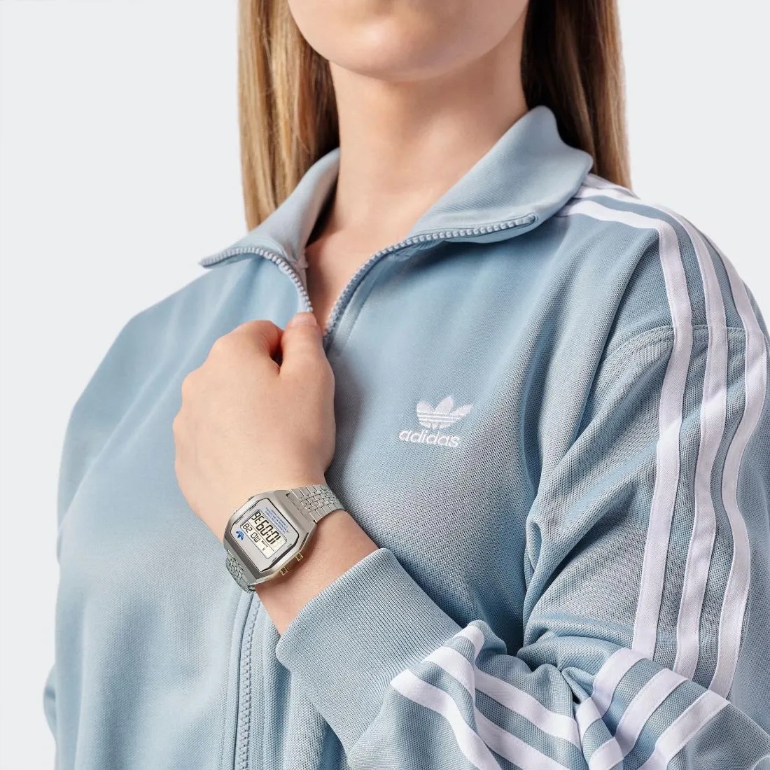 Adidas Originals Digital Two Unisex Grey 36 mm Dial Digital Watch - AOST23554
