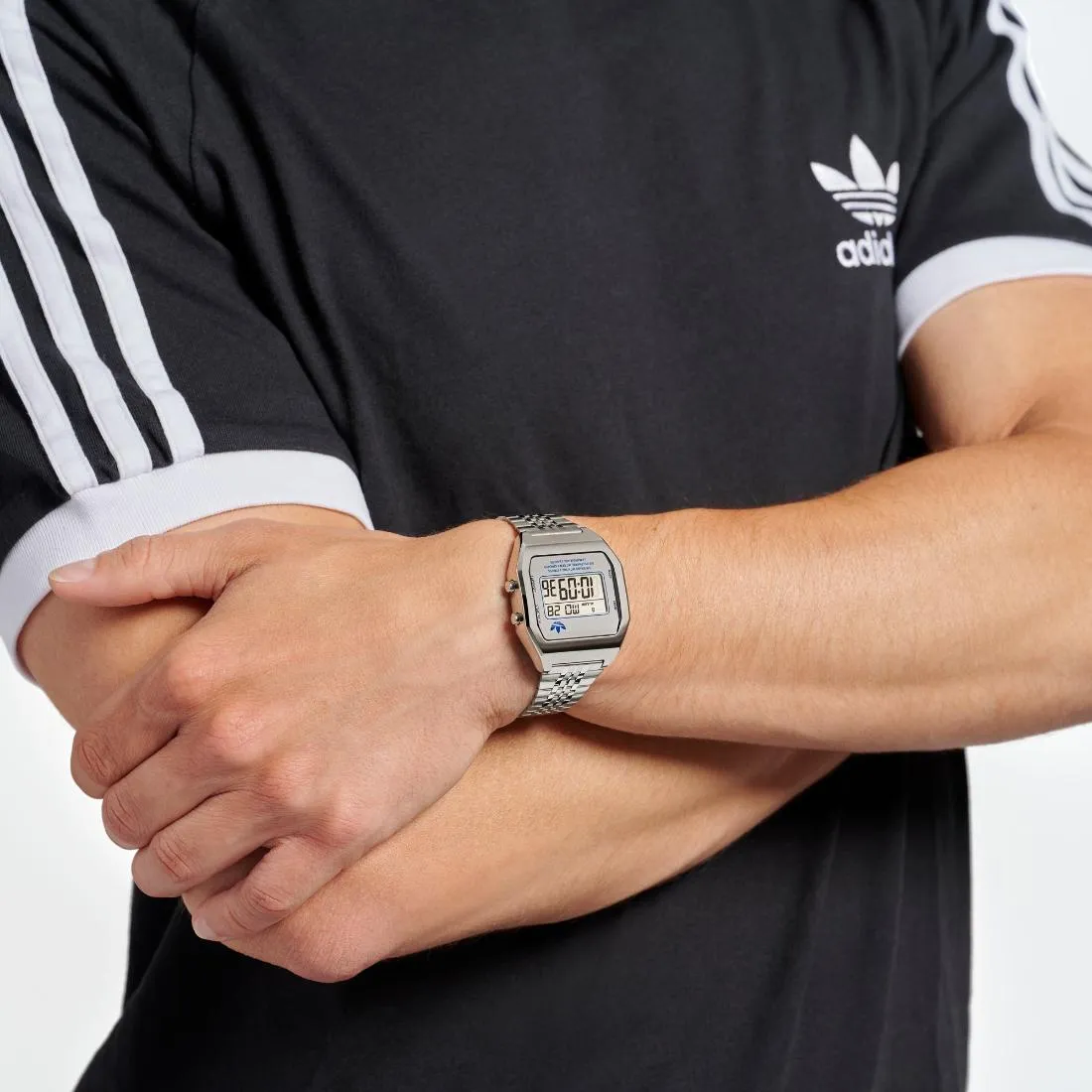 Adidas Originals Digital Two Unisex Grey 36 mm Dial Digital Watch - AOST23554
