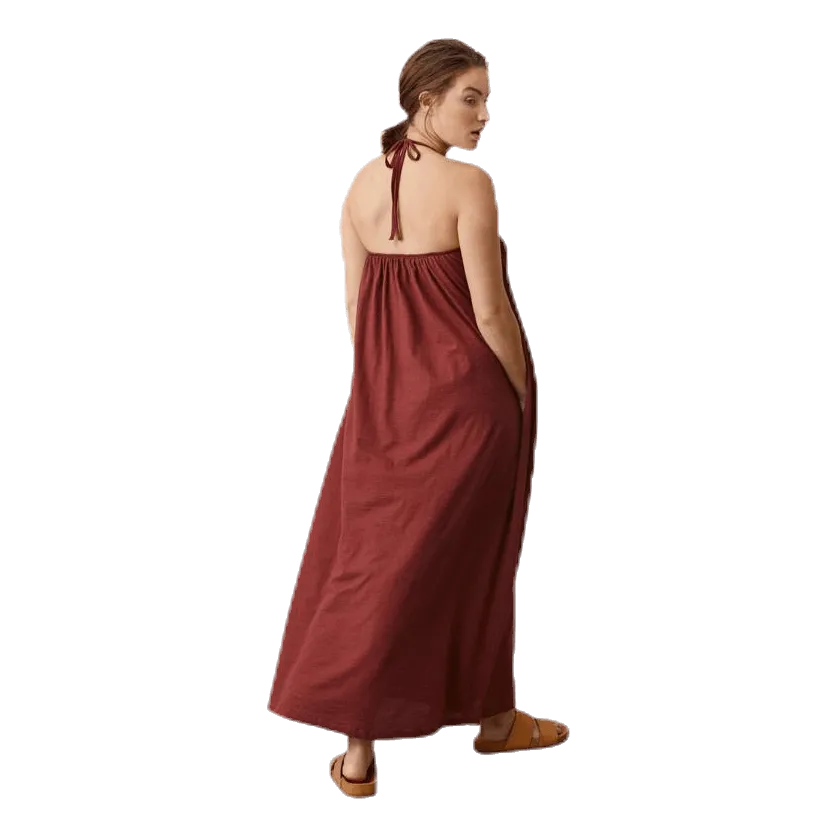 Air Halterneck Dress Red
