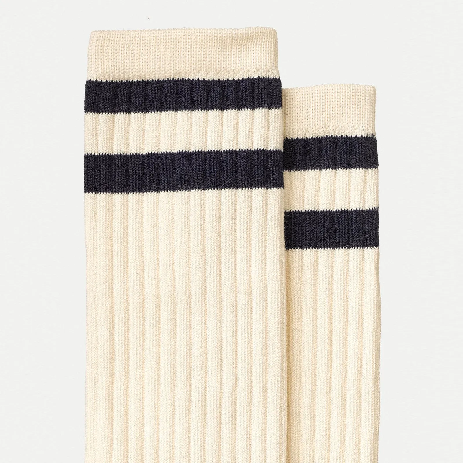 Amundsson Sport Socks (Off White   Navy)