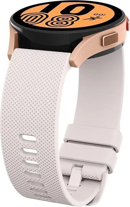 Amzpas Quick Release Watch Band 18mm 20mm 22mm Watch Straps, 3 Pack Soft Silicone Replacement Sport Watch Wristbands for Women Men