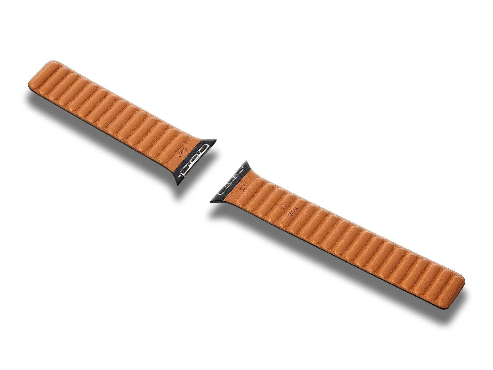 Apple Watch Strap 41mm Leather Link M/L Midnight