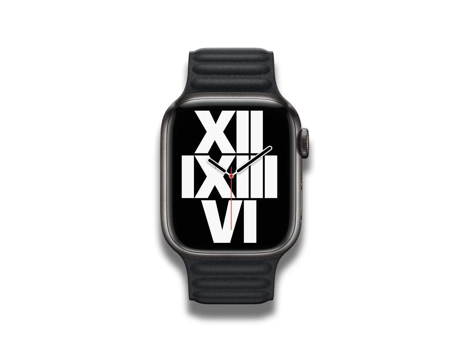 Apple Watch Strap 41mm Leather Link M/L Midnight