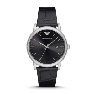 ARMANI Black and Silver Watch AR2500
