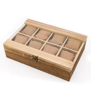 Armano Wooden Boho Watch Box Organizer 4-8 Slots