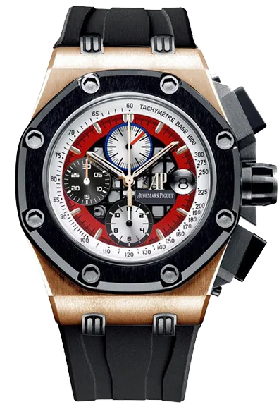 Audemars Piguet Royal Oak Offshore Rubens Barrichello 18K Rose Gold & Ceramic Man's Watch