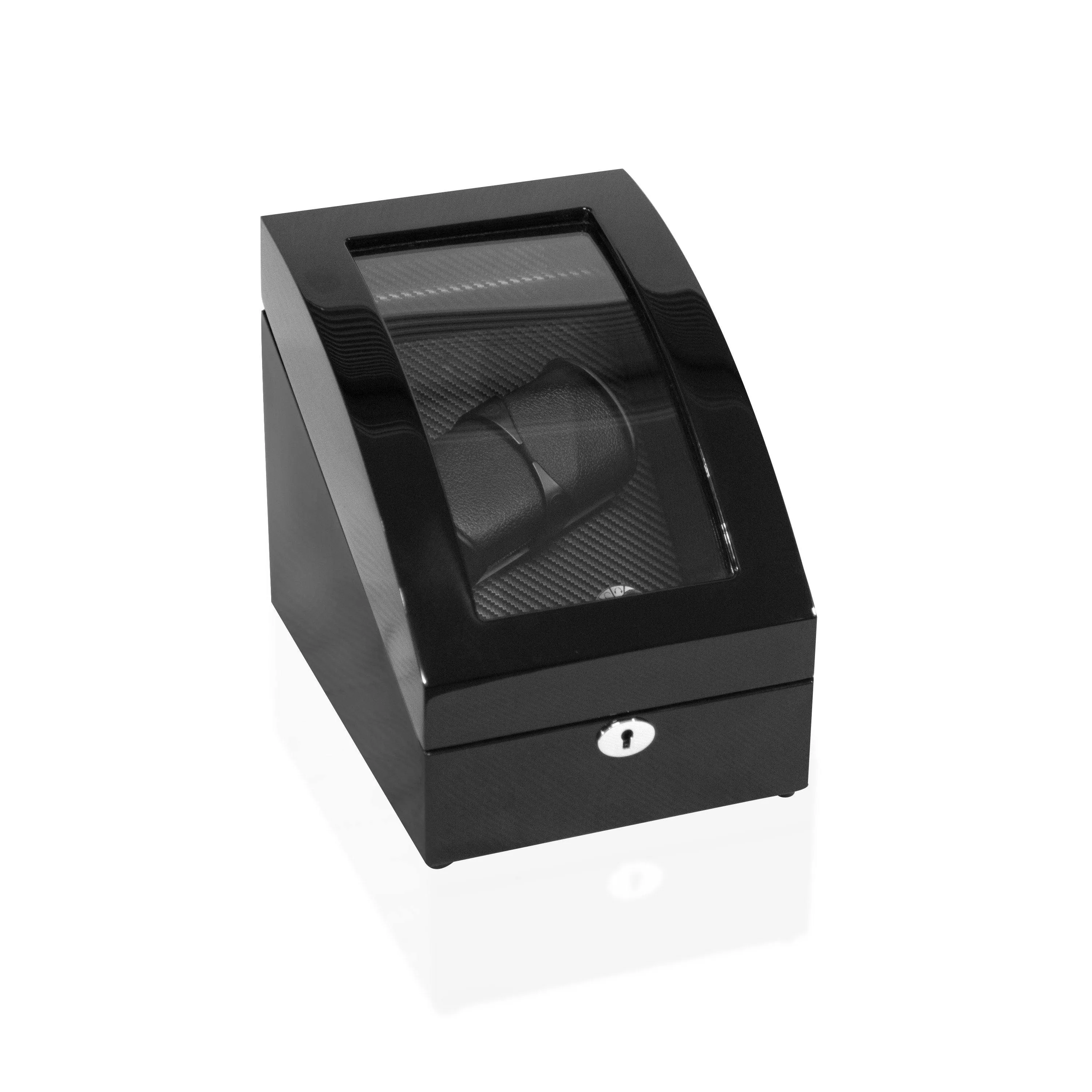 Avoca Watch Winder Box for 2 3 Watches in Black
