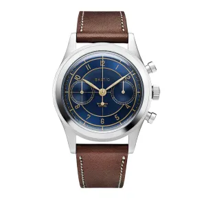 BALTIC BICOMPAX 002 BLUE GILT (STITCHED CHOCOLATE)