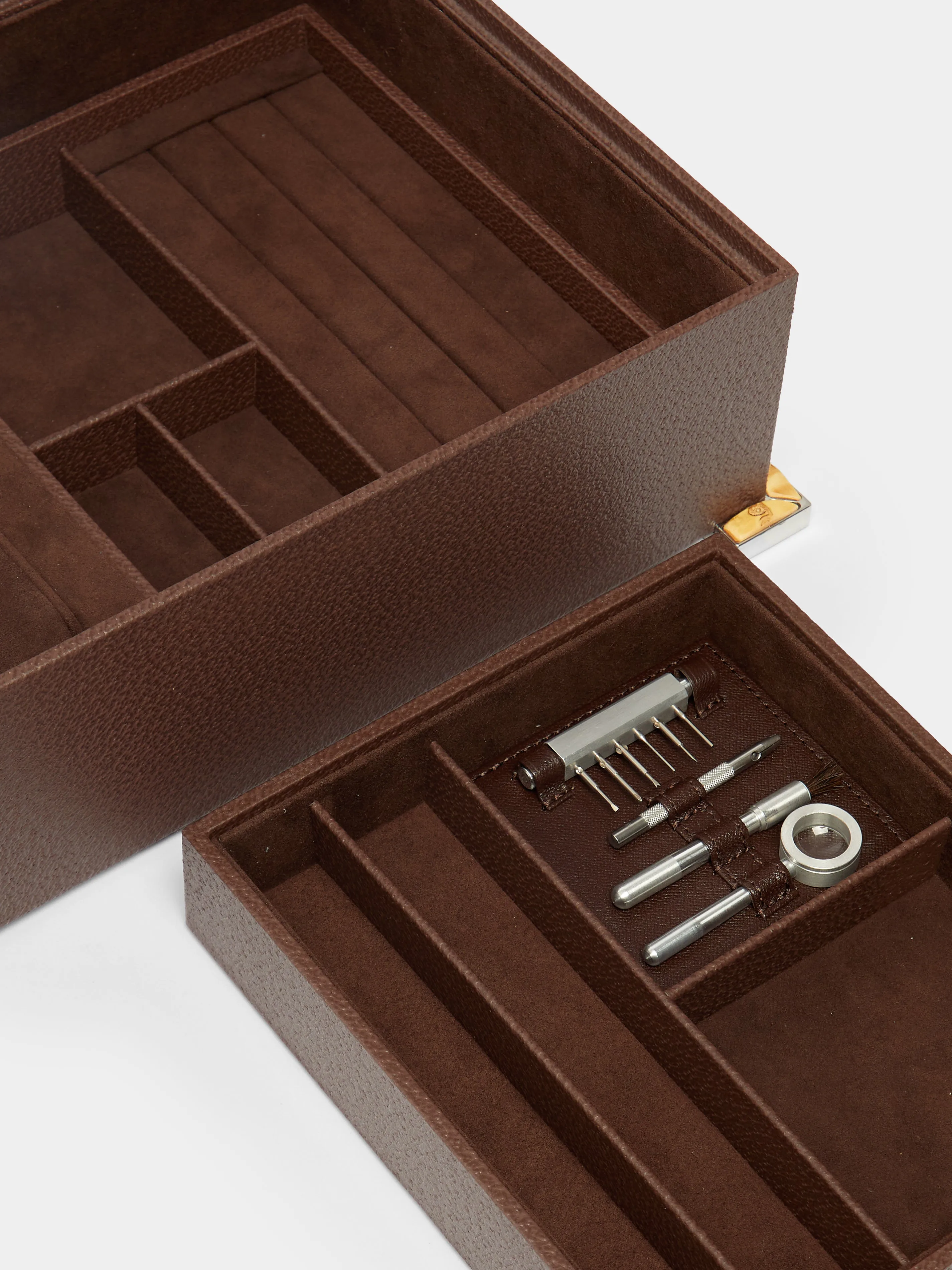 Bamboo Leather Jewellery Box