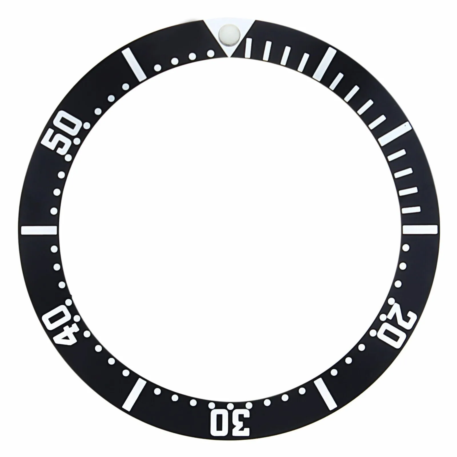 BEZEL INSERT FOR OMEGA SEAMASTER PROFESSIONAL CHRONOGRAPH 2594.52, 2598.20 BLACK