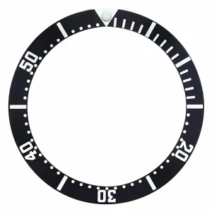 BEZEL INSERT FOR OMEGA SEAMASTER PROFESSIONAL CHRONOGRAPH 2594.52, 2598.20 BLACK