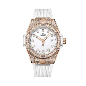 Big Bang One Click King Gold White Pavé