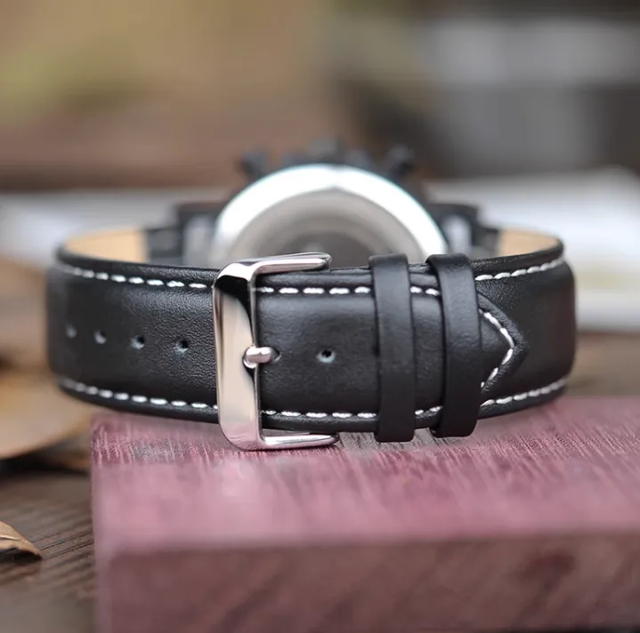 BOBO BIRD VINTAGE WOODEN AND STAINLESS STEEL WATCH