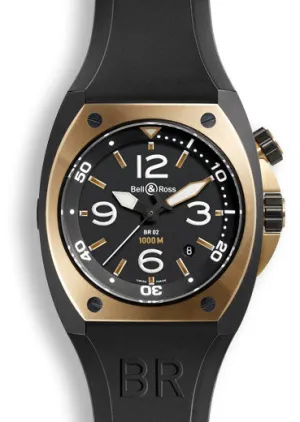BR Watch BR 2 Rose Gold & Carbon
