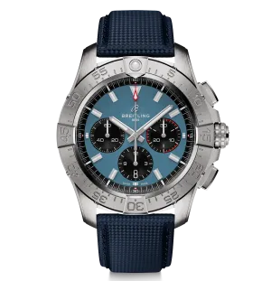 Breitling Avenger B01 Chronograph 44mm Watch with Blue Strap