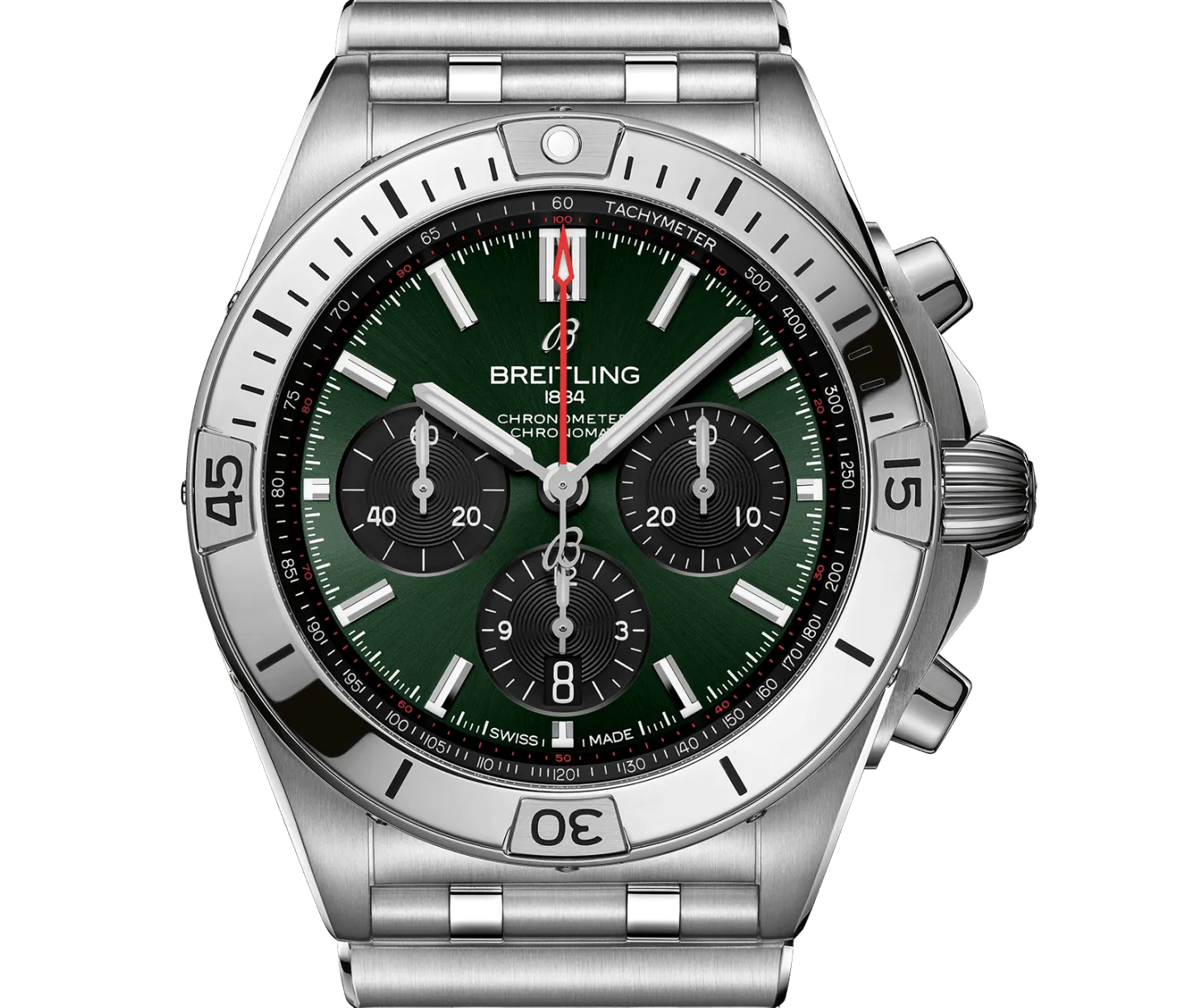Breitling Chronomat B01 Chronograph 42 Watch with Stainless Steel Bracelet