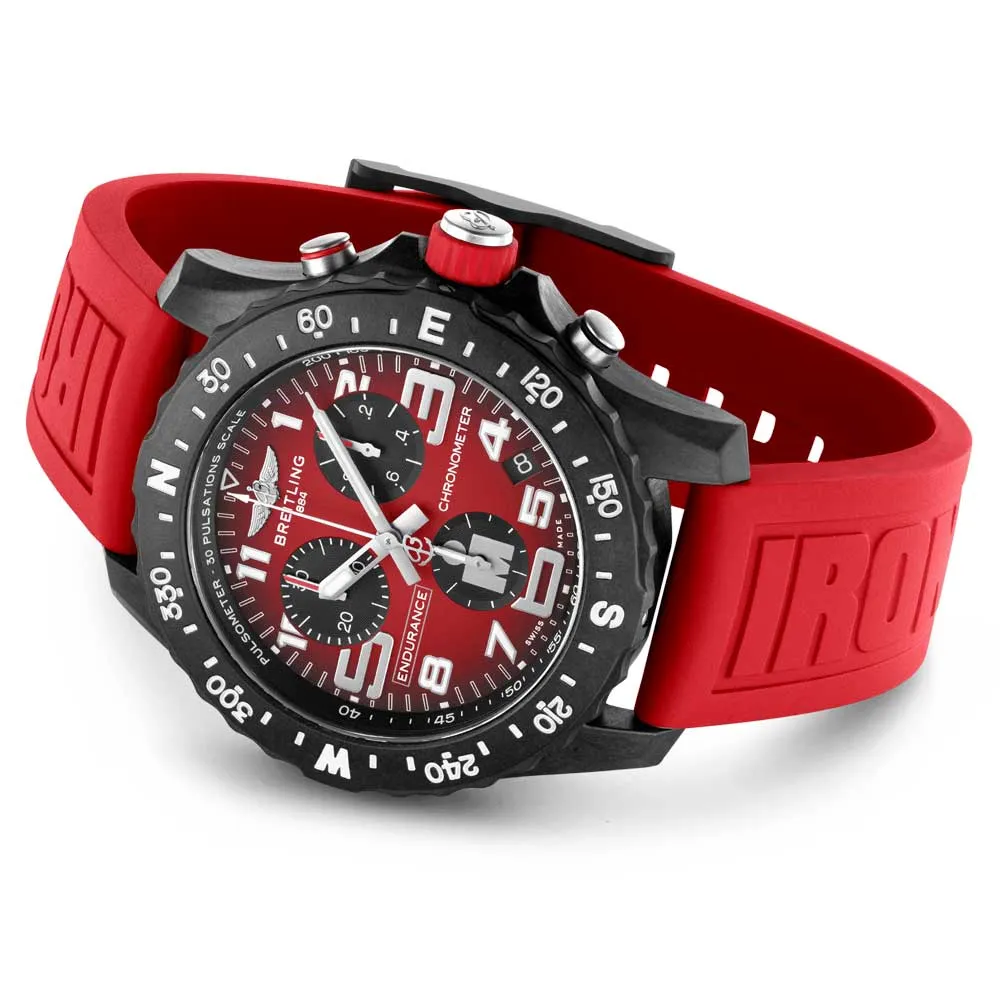 Breitling Endurance Pro IRONMAN 44mm Red Dial Breitlight Quartz Gents Watch X823109A1K1S1