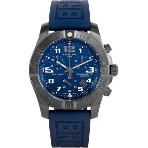 BREITLING Professional Quartz Black Titanium Blue Dial Mens Watch V7333010/C939 157S