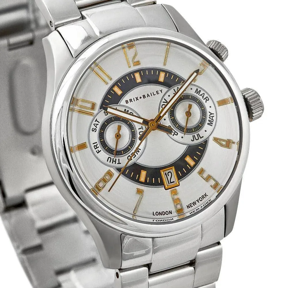 Brix   Bailey Chronograph Automatic Watch Form 5