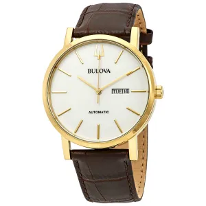 Bulova Classic Automatic White Dial Men's Watch 97C107