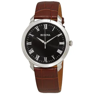 Bulova Classic Black Dial Men's Watch 96A184