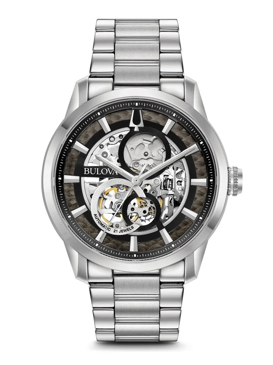 Bulova Classic Skeleton Automatic Watch 96A208