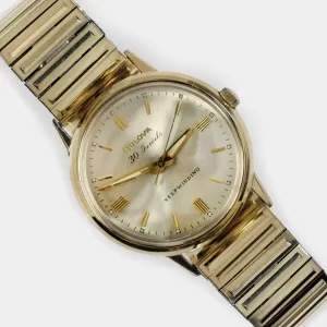 Bulova Self-Winding Automatic Gold-Plated Circa 1967 Wristwatch