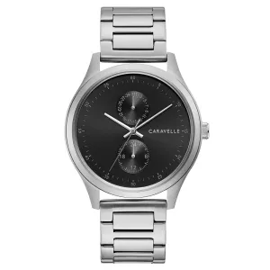 Caravelle Sport Womens Silver Tone Bracelet Band Silver Tone Quartz Dial Watch - 43L212