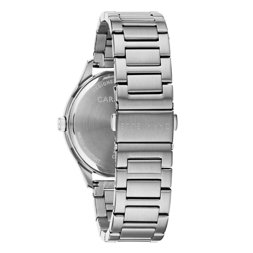 Caravelle Sport Womens Silver Tone Bracelet Band Silver Tone Quartz Dial Watch - 43L212