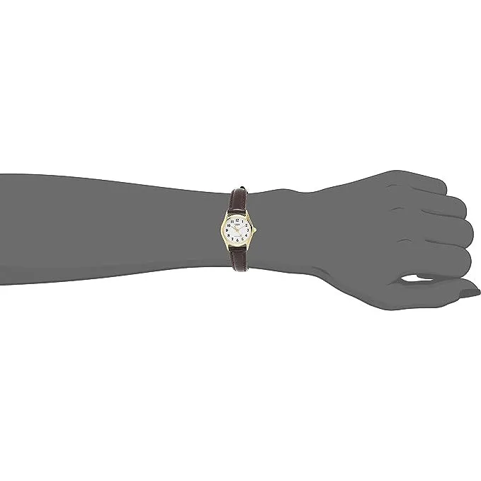 CASIO Dial Leather Watch #LTP-1094Q-7B4RDF