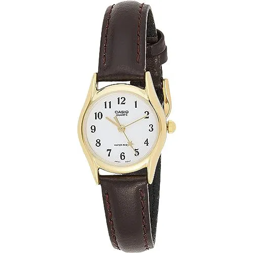 CASIO Dial Leather Watch #LTP-1094Q-7B4RDF