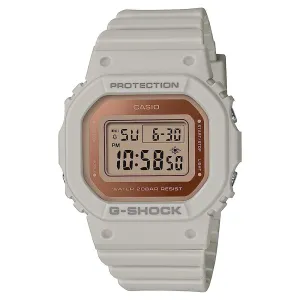 Casio Men's Rose Gold Dial Gray Resin Band G-Shock Digital Japanese Quartz Watch - GMD-S5600-8CR