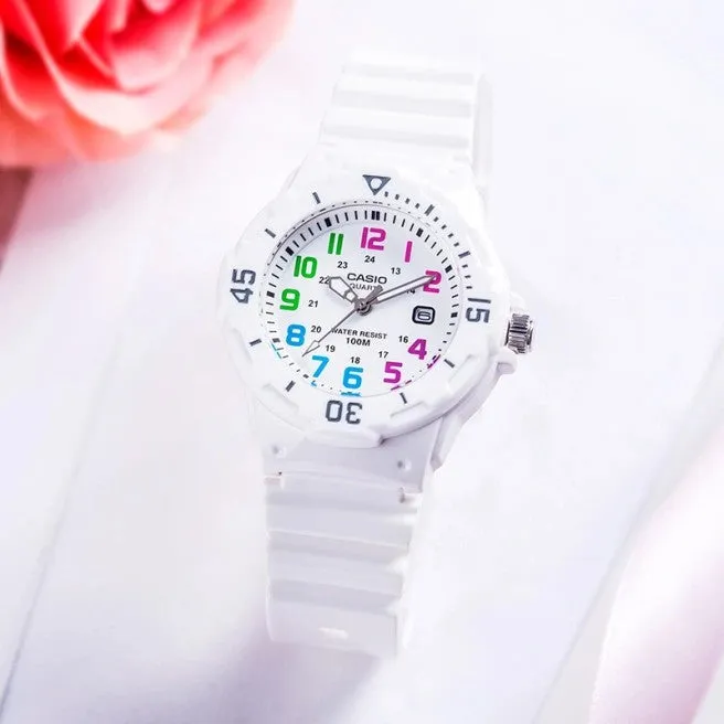 CASIO White Watch #LRW-200H-7BVDF
