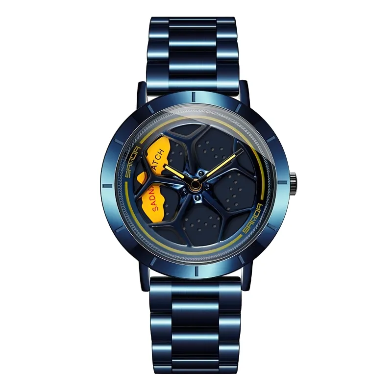 Casual Waterproof Analog Watch Of Rotating Roulette Dial For Men / Quartz Accessories
