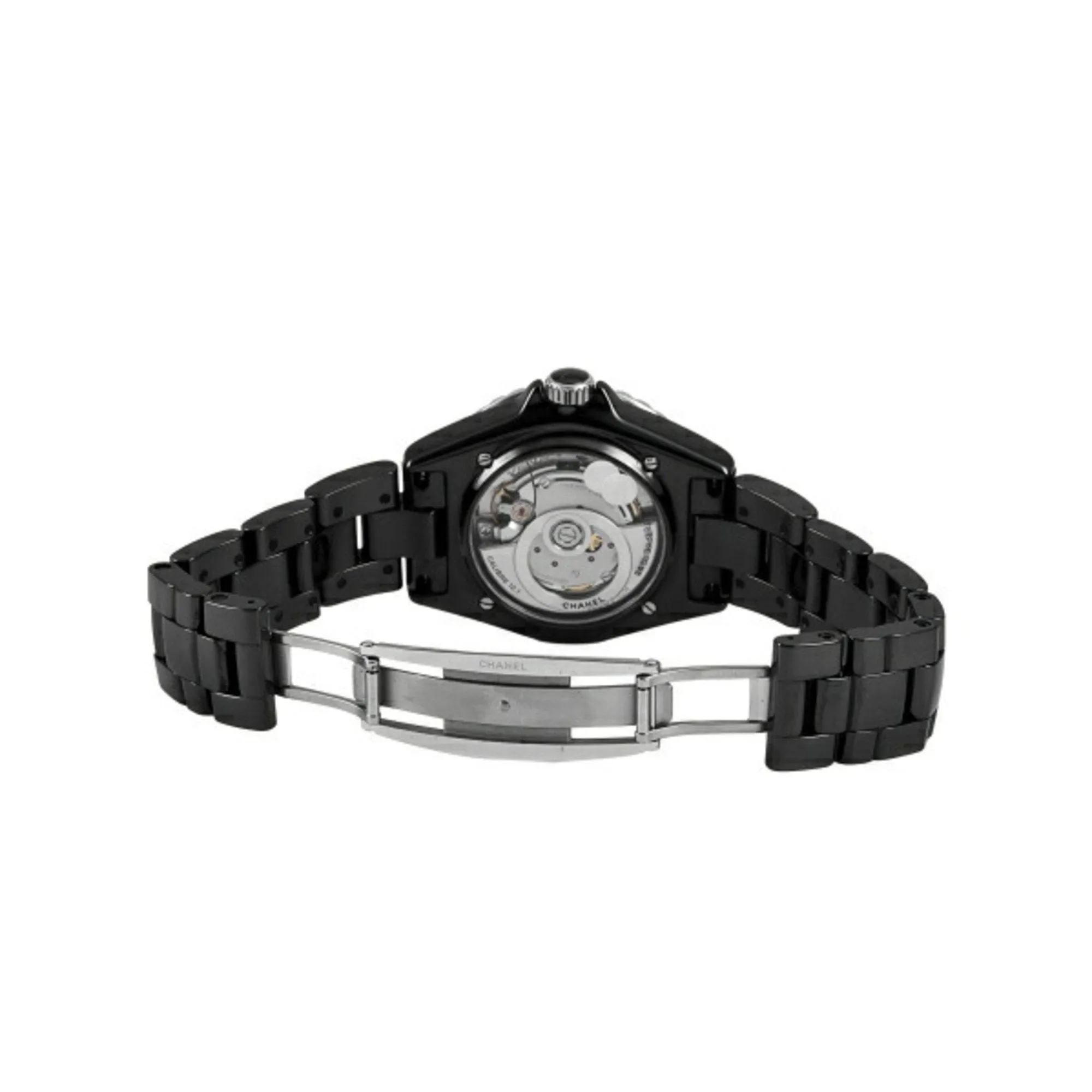 Chanel J12 Electro 38 World Limited 1255 H7122 Black Dial Watch Men's