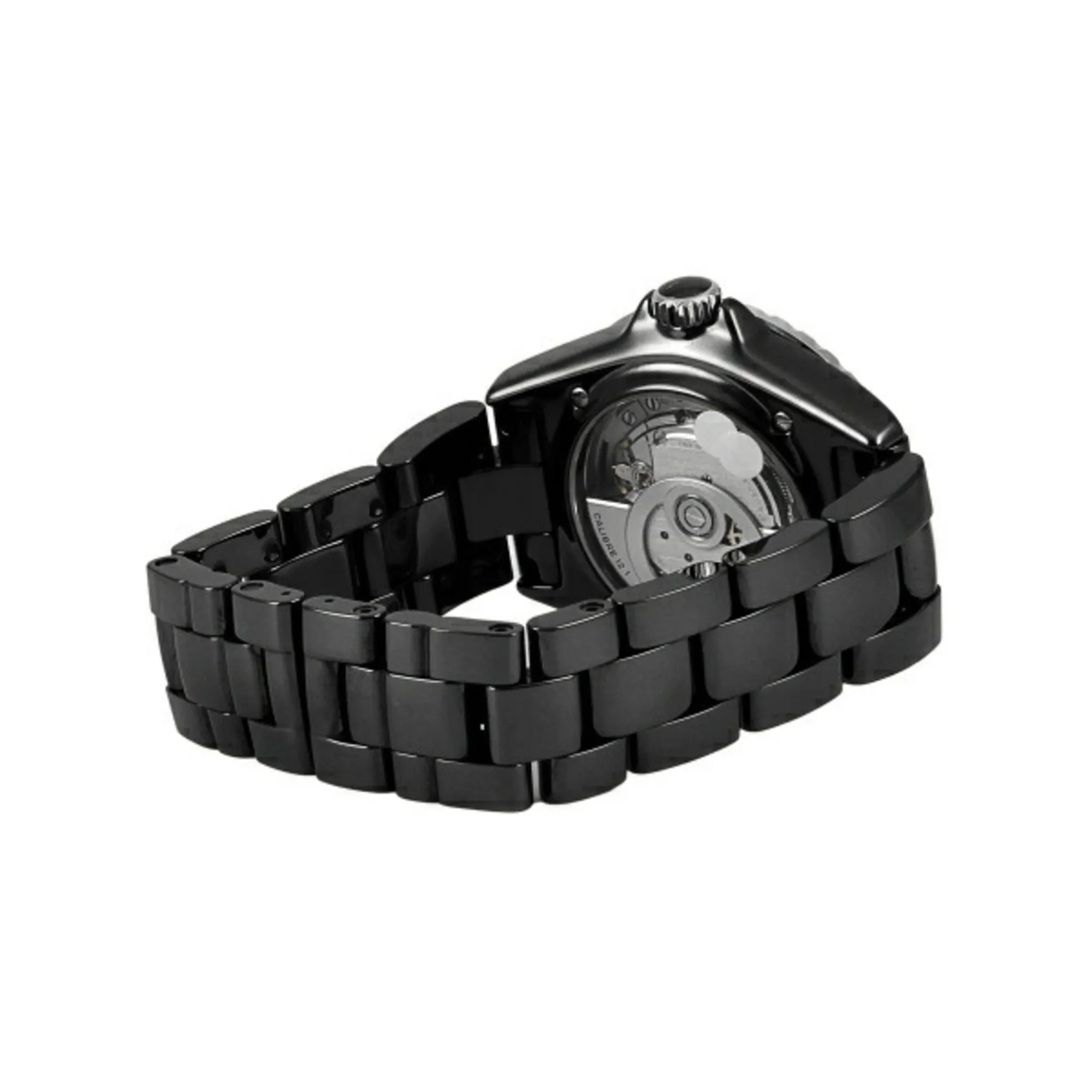 Chanel J12 Electro 38 World Limited 1255 H7122 Black Dial Watch Men's