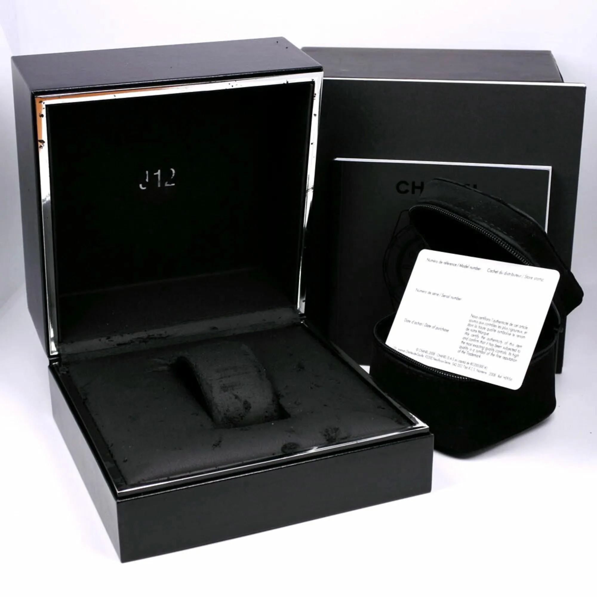 Chanel J12 Watch Marine H2558 Ceramic x Rubber Black Automatic Men's Dial