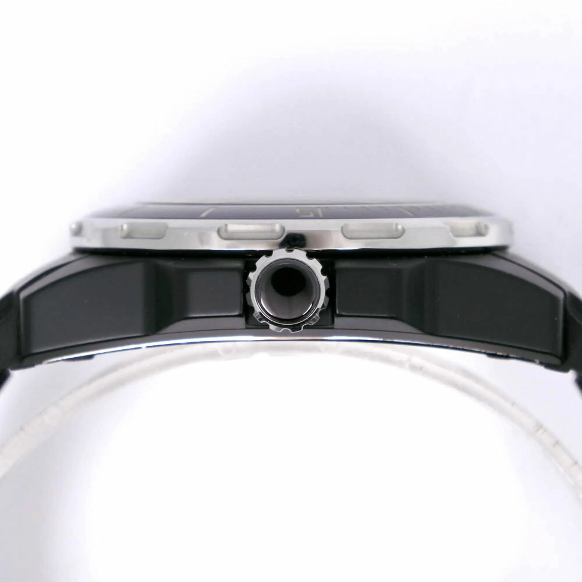 Chanel J12 Watch Marine H2558 Ceramic x Rubber Black Automatic Men's Dial