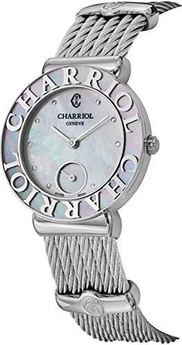 Charriol Sttropez Mother Of Pearl Stainless Steel Swiss Made Watch St30Sc560019